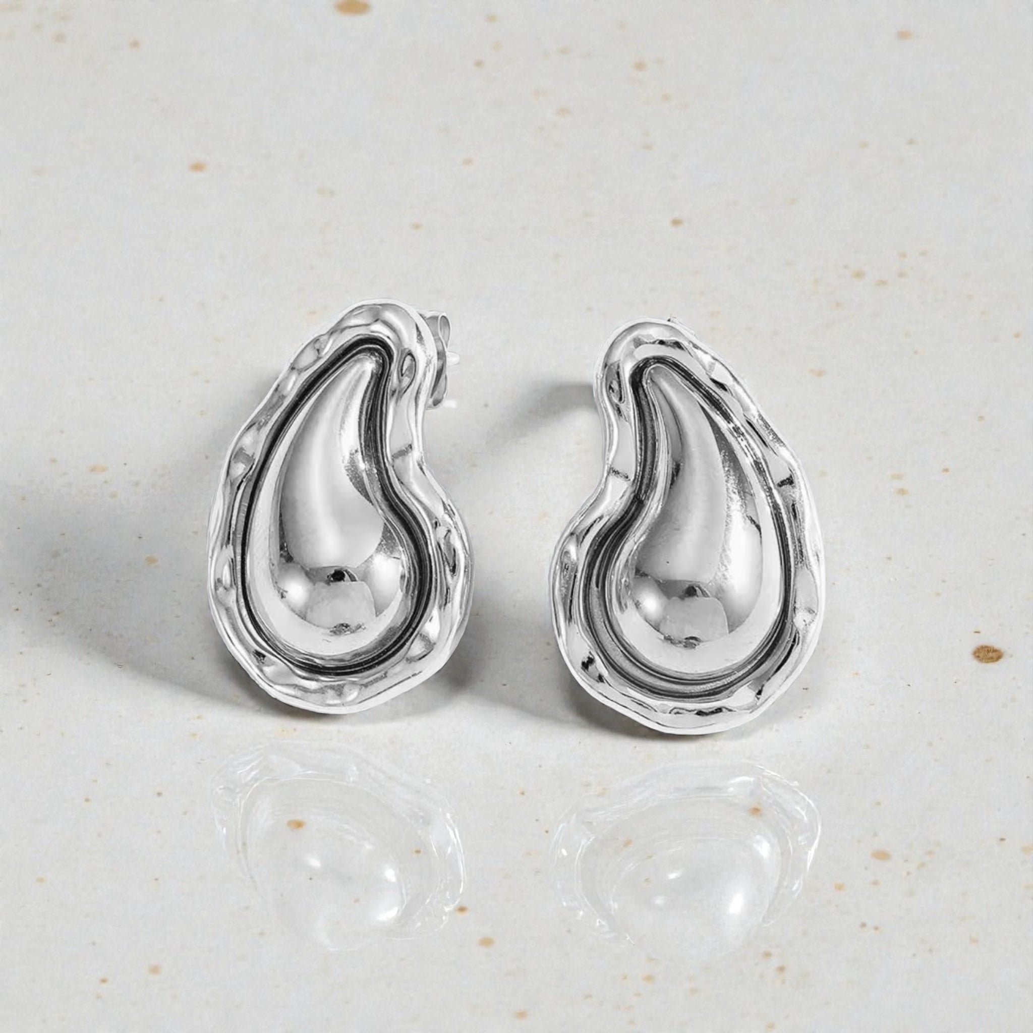 Collier et boucle d'oreille Goutte