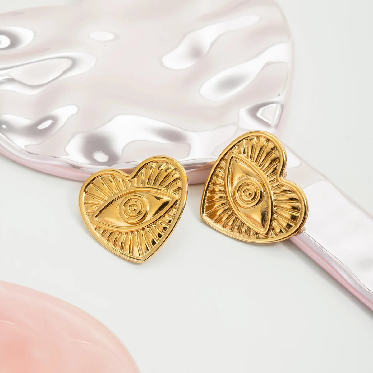 Boucle d'oreille Coeur Éclat