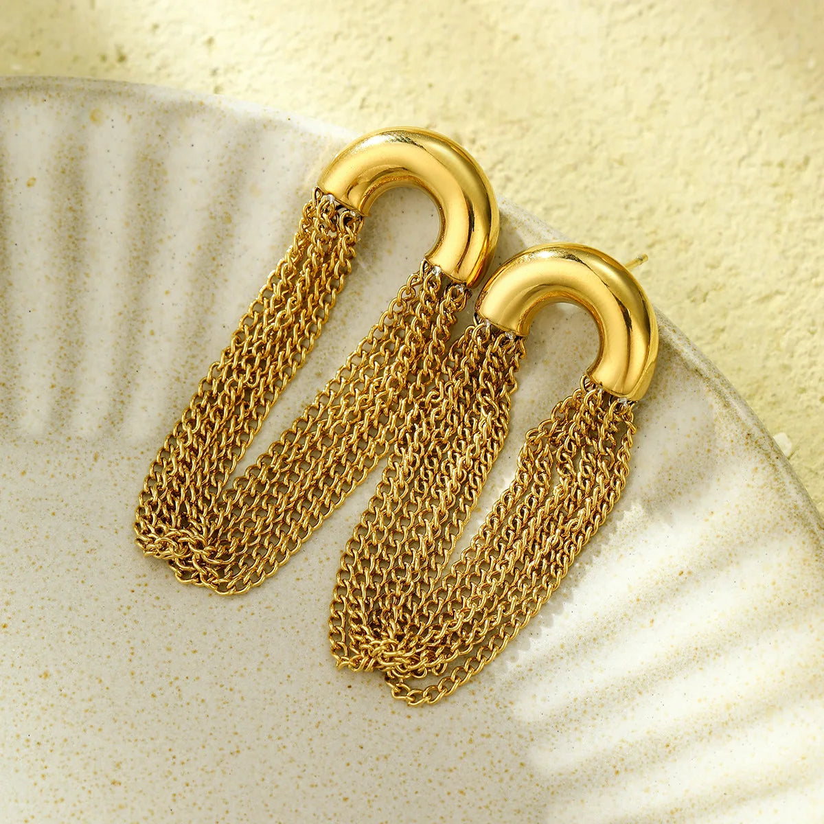 Boucle d'oreille Chaine