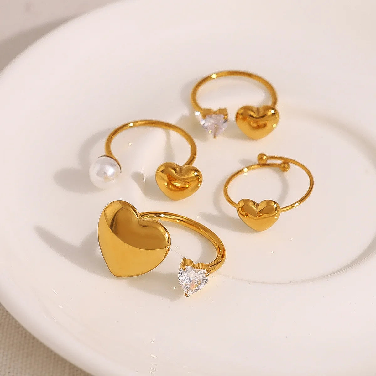 Set de bagues Cœur Éternel