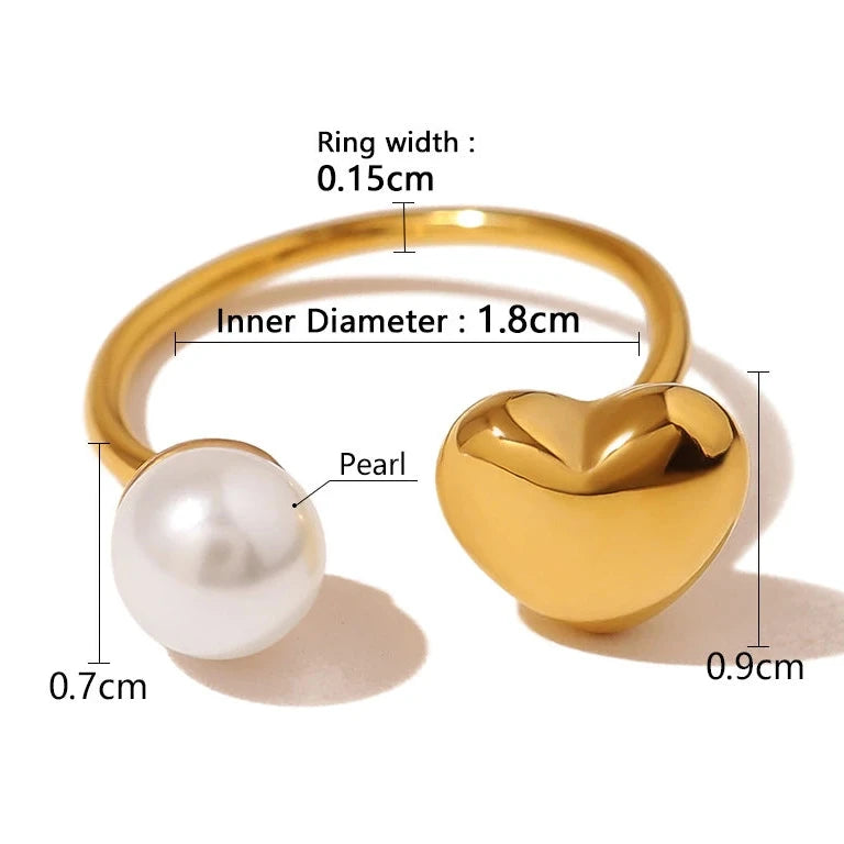 Set de bagues Cœur Éternel