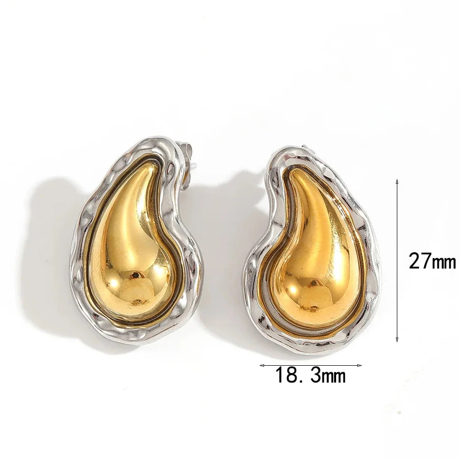 Collier et boucle d'oreille Goutte