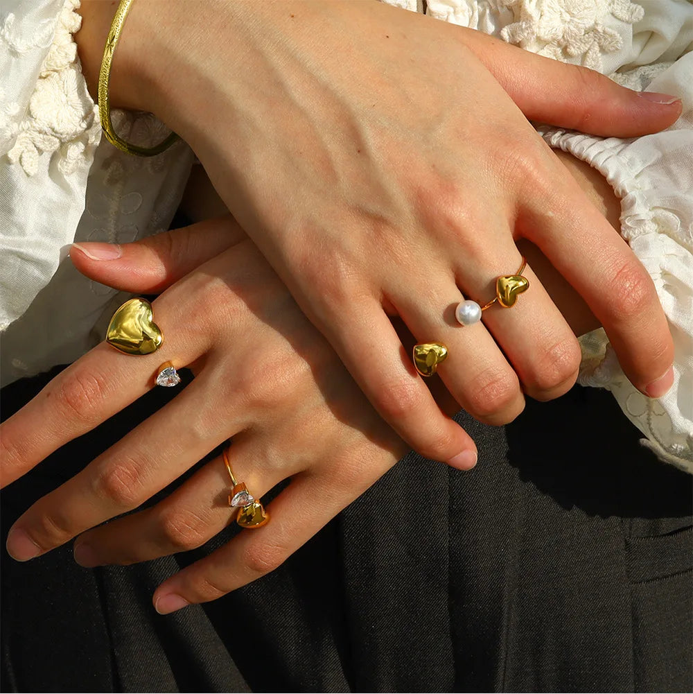 Set de bagues Cœur Éternel