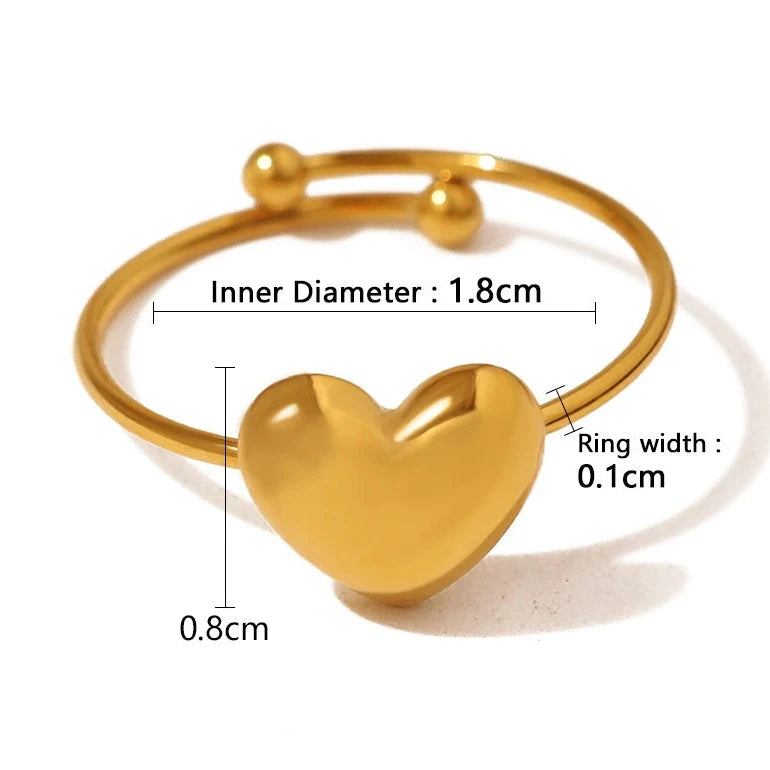 Set de bagues Cœur Éternel