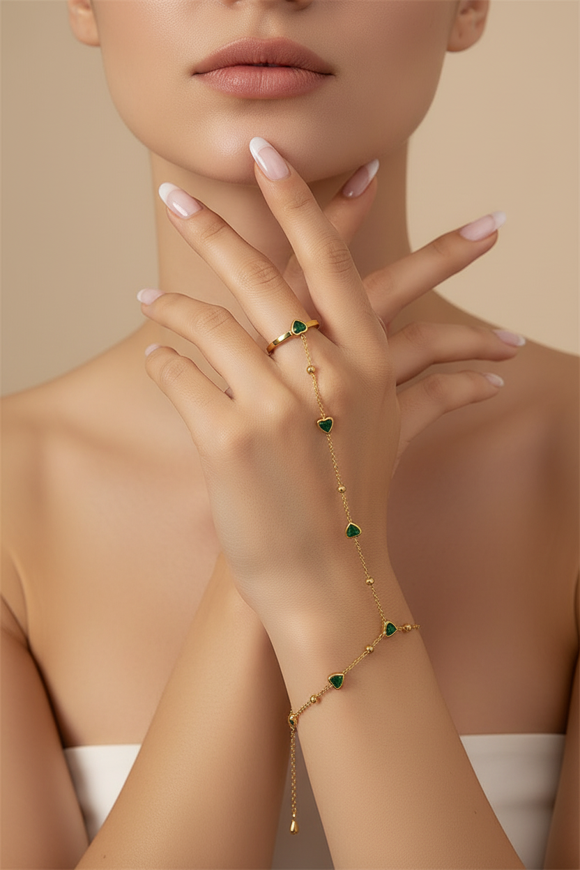 Bracelet-bague - pose 9