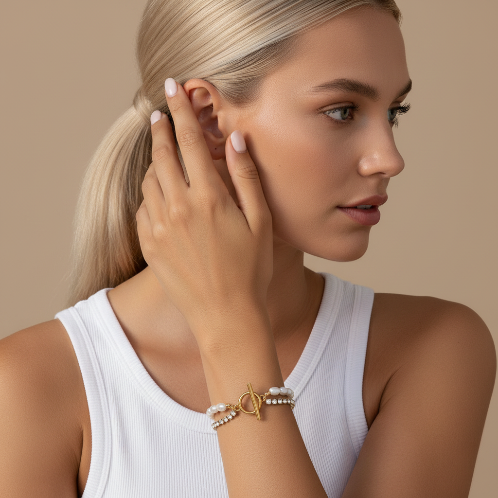 Bracelet perles - variation 1