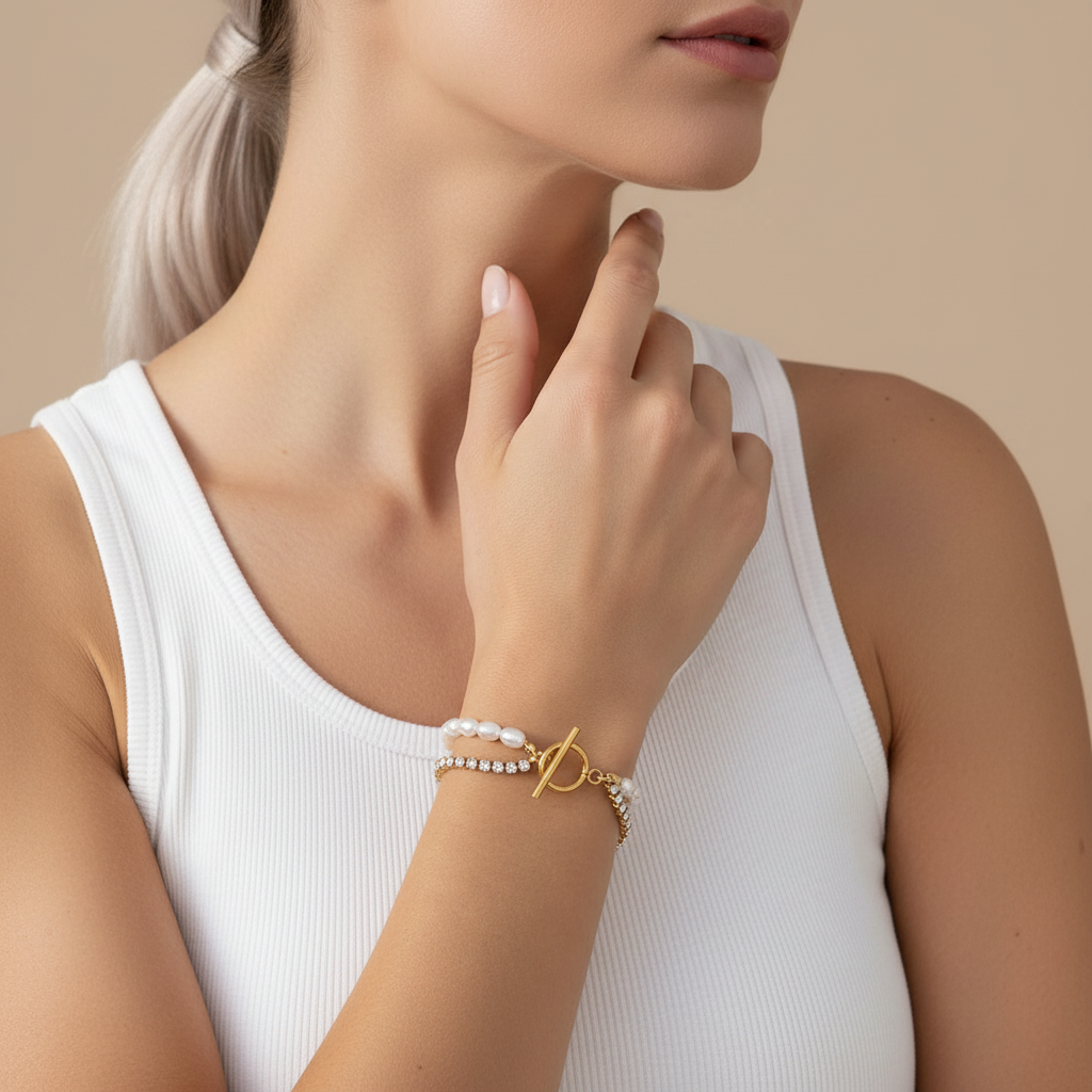 Bracelet perles - variation 4