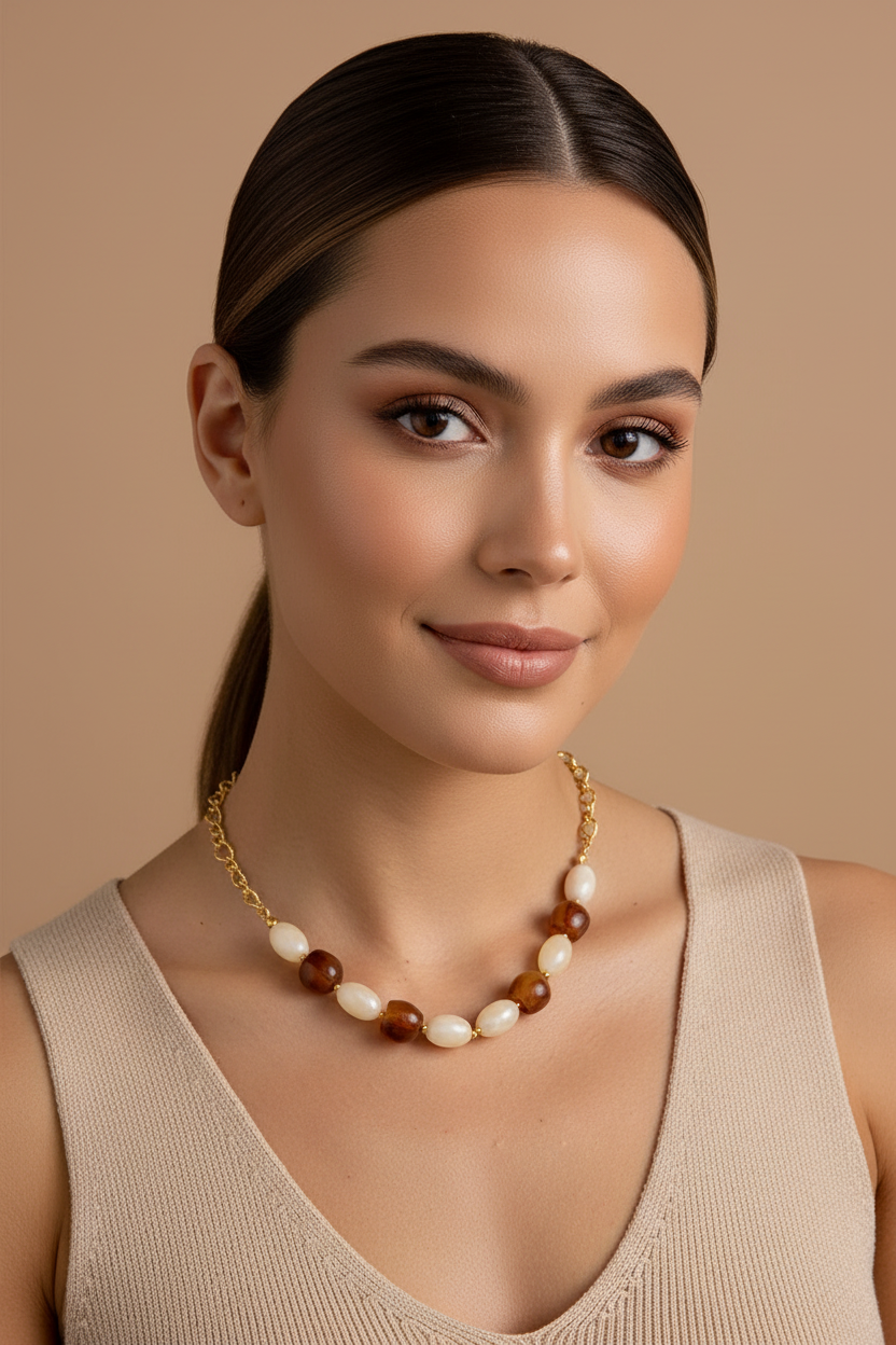 Collier face - Sourire