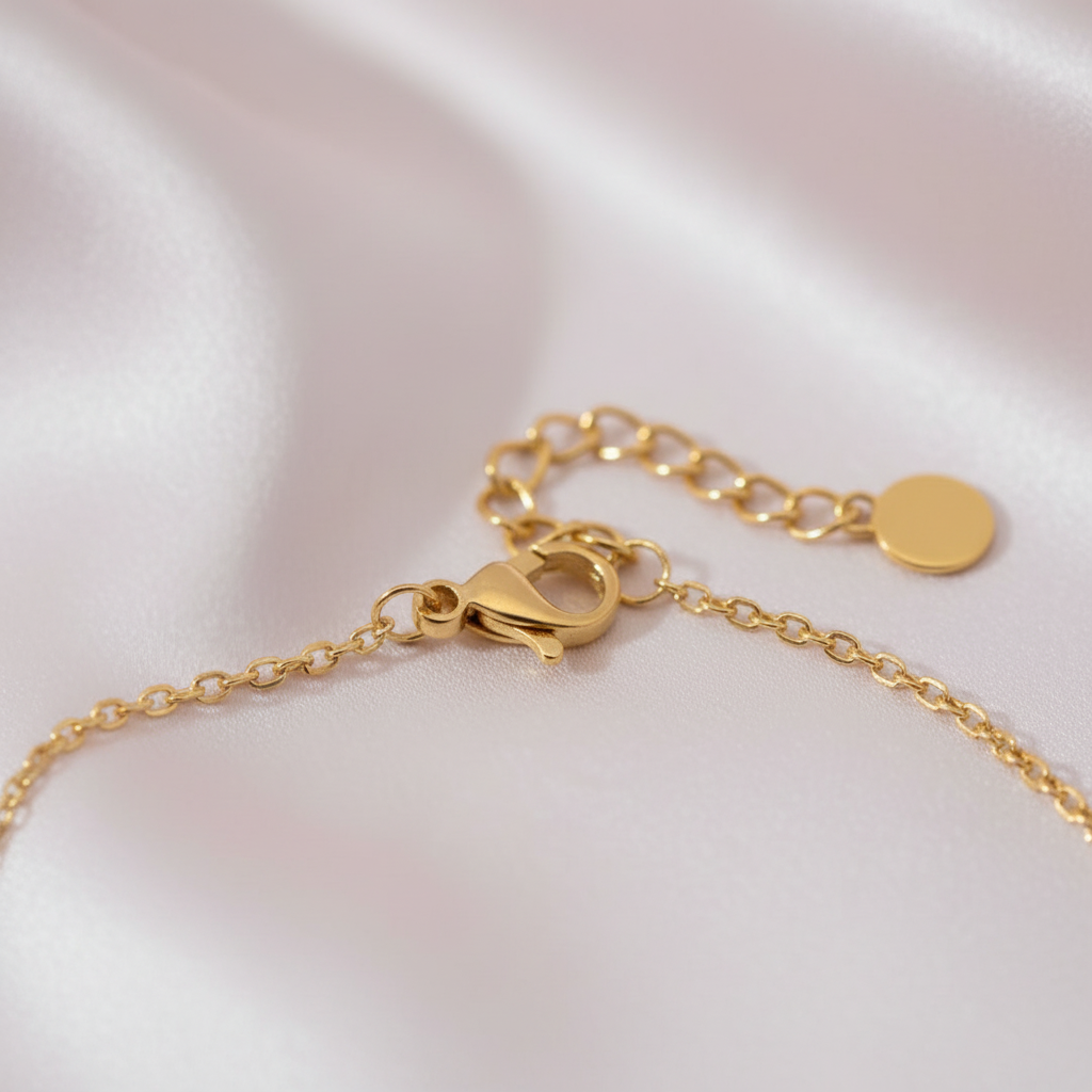 Détail net du fermoir