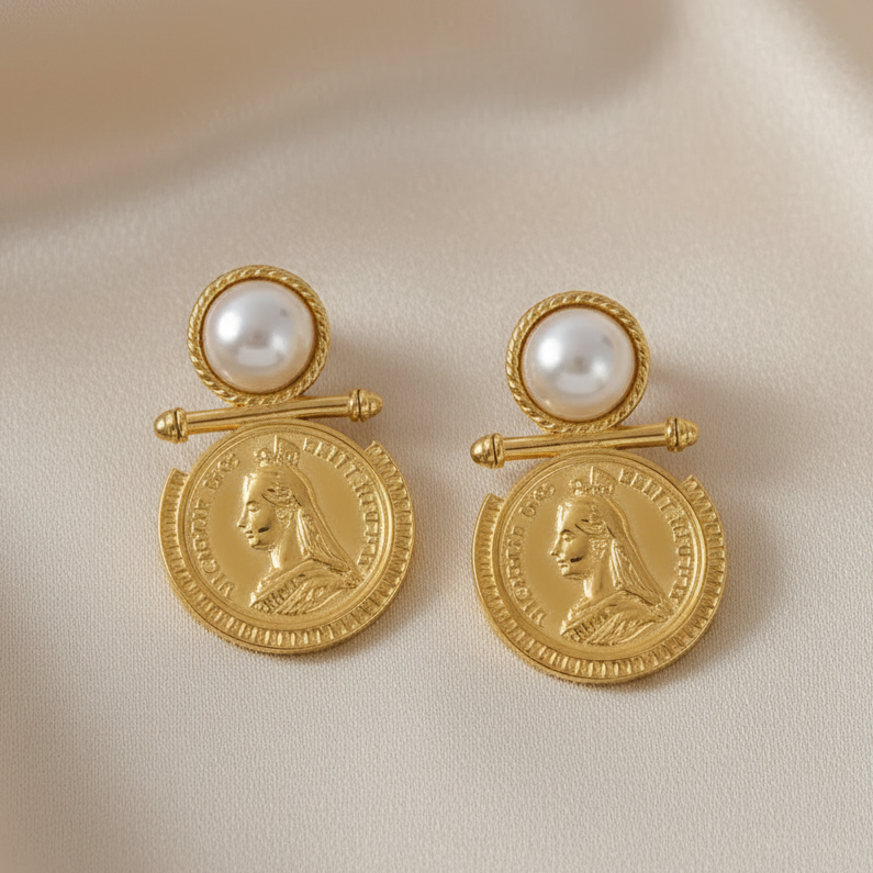 Macro extrême sur les boucles d'oreilles