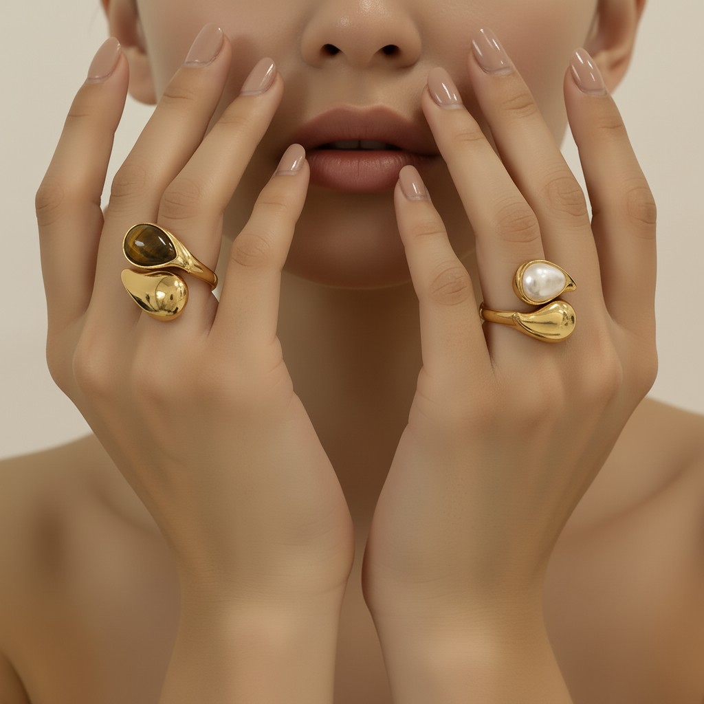 Mains aux joues - éclairage amélioré