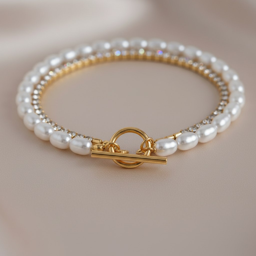 Zoom sur le fermoir à crochet doré